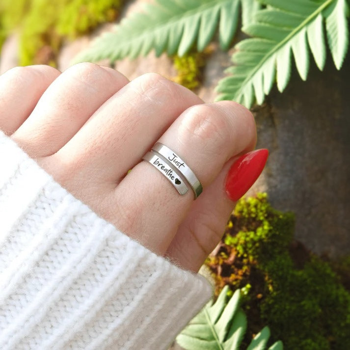 Just Breathe Ring