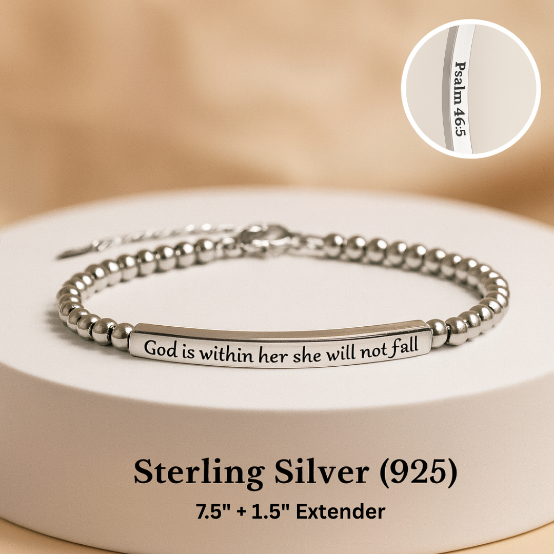 God Is Within Her Bracelet