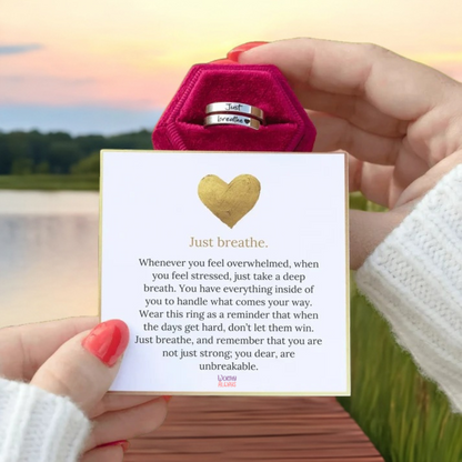 Just Breathe Ring